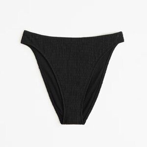 Abercrombie & Fitch Curve Love Mid-Rise High-Leg Moderate Bottom